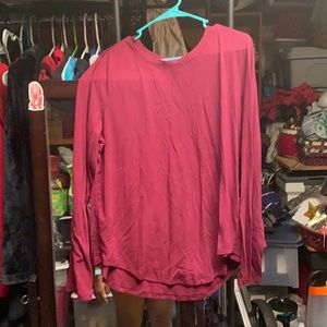Red long sleeve!